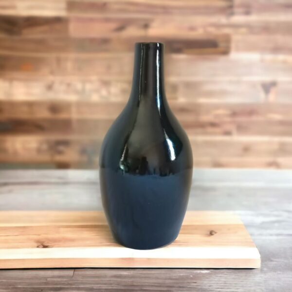 Vase Bouteille Noir - Image 2