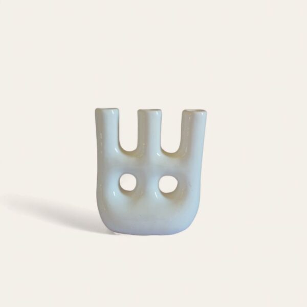 Vase Bougie Blanc