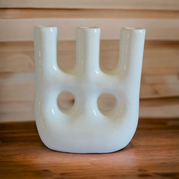 Vase Bougie Blanc - Image 2