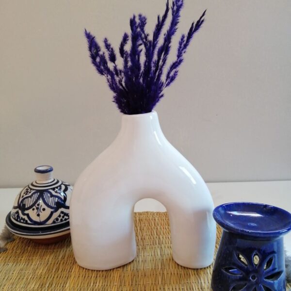 Vase Tunnel Blanc – Image 4
