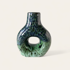 Vase Donut Émeraude