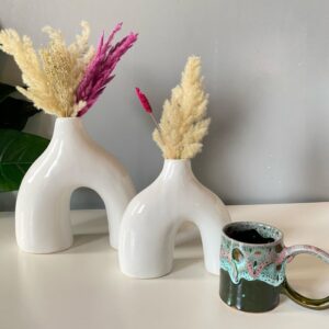 Vase Tunnel Blanc