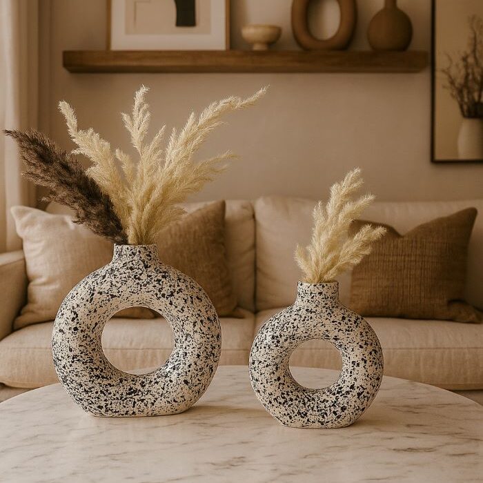 Vase Donut Moucheté – Image 3