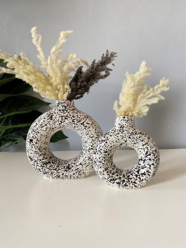 Vase Donut Moucheté – Image 2