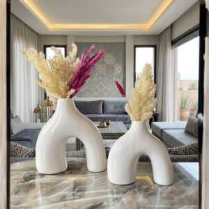 Vase Tunnel Blanc